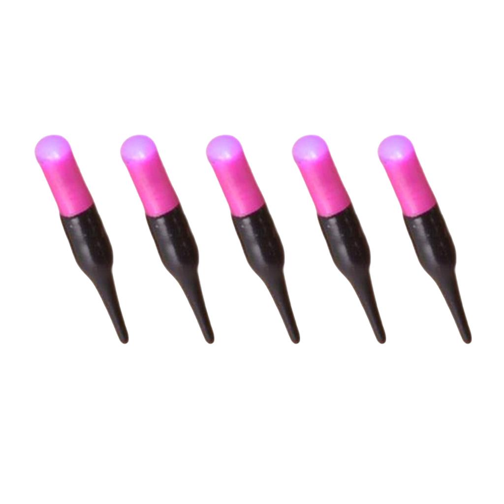 LED Fishing Bobbers 5Pcs Electronic Luminous Glowing Stick Deep Drop LED Night Lighted Baits Lures Lamp for Fishing