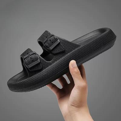 Fashion Couple Slippers Lightweight EVA Soft-soled Beach Shoes Couple Home Bathroom Slipper Outdoor Casual Flat Slippers Chanclas Hombre