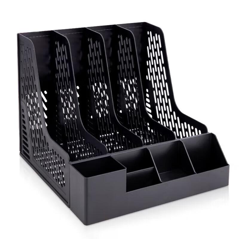 Deli 78981 Multi-Compartment File Holder with Pen Cup CN plug (adapter included)