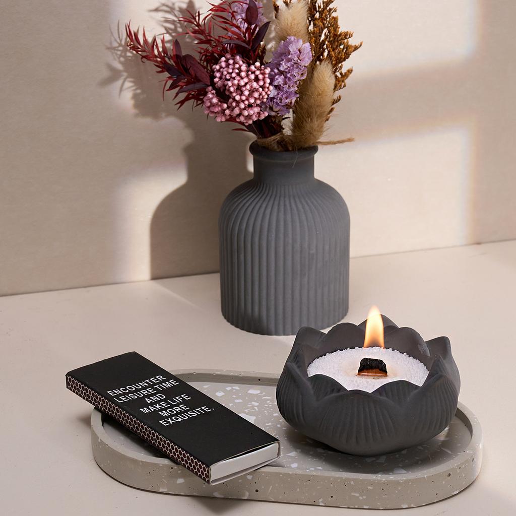 DIY Concrete Craft Silicone Mold Set Vase Candlestick Tray Storage Box Plaster Resin Mold Home Decor Supplies Table Ornaments