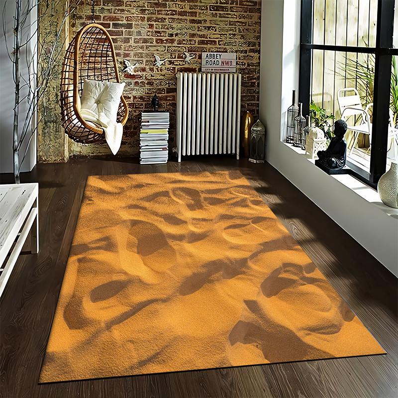 Desert Style Rug, Soft and Cozy Design Suitable for Use As an Anti-slip Game Mat for Living Room and Bedroom Sofas