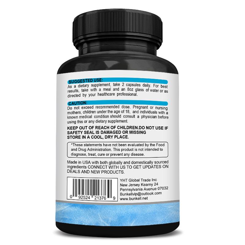 Zinc Vitamin C + B Complex Dietary Supplement, 120 Capsules Per Bottle