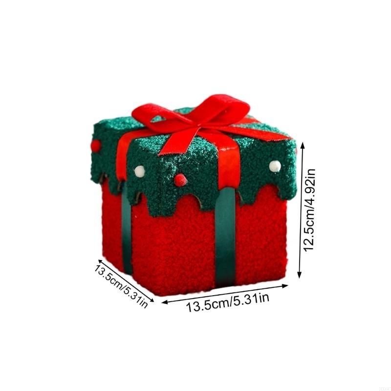 Handmade DIY Christmas Gift Box Recyclable Cardstock Lambswool Festival Decoration Storage HX6C