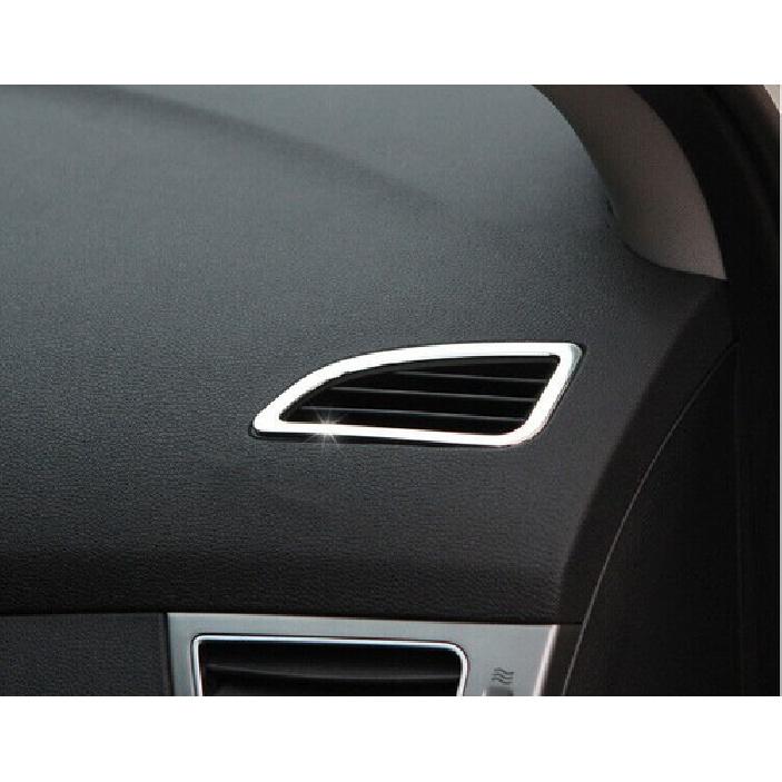 For Hyundai Elantra 2011-2016 Chrome Steel Dashboard Upper Air Outlet Vent Trim