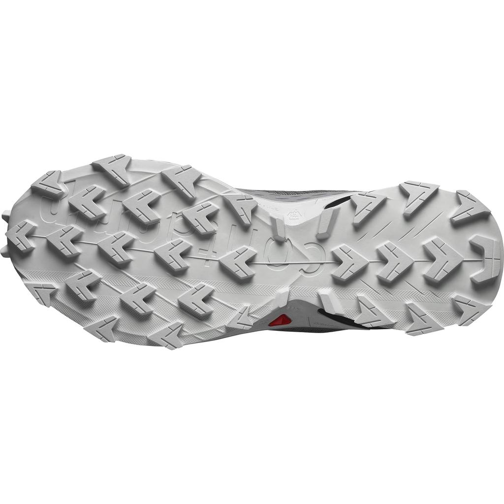 Salomon ALPHACROSS 5 Trail Running Size Men's Shoes, Pewter/Black/Ghost Gray, 27.5cm