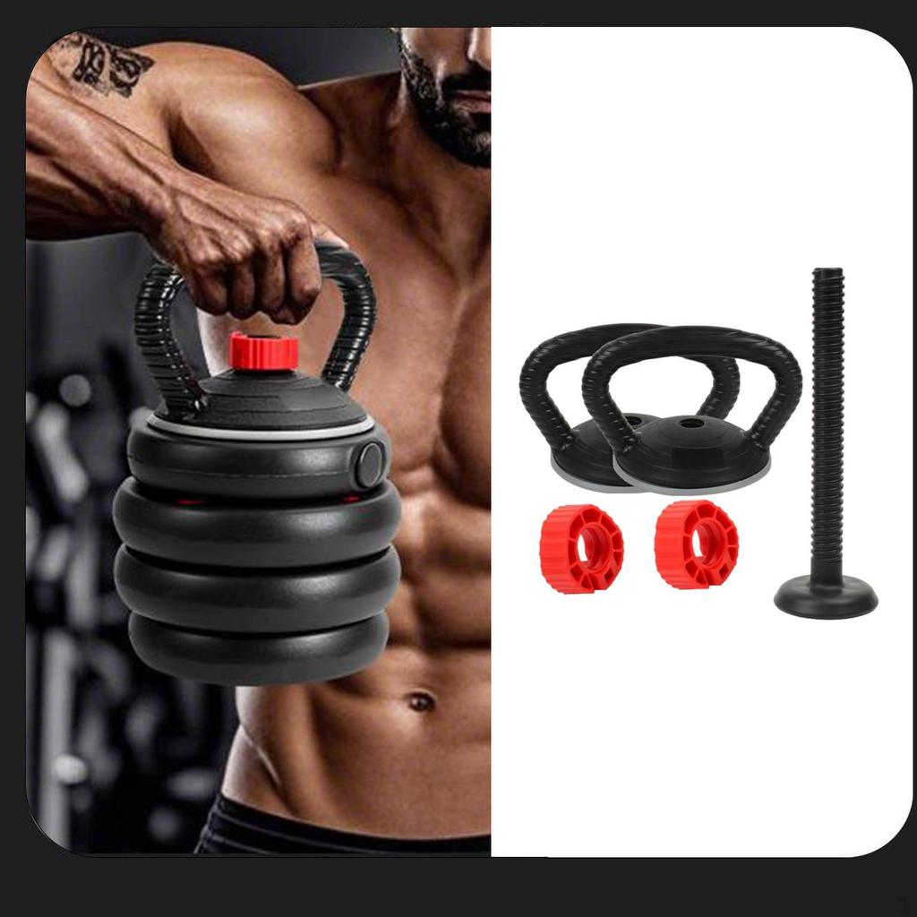 Adjustable Kettlebell Handle Converter for Dumbbell to Weight Plates