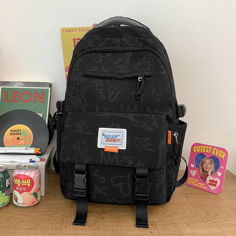 Children's Schoolbags Elementary School Girls Junior High School Students High Looking Dirty Resistant Printing School Backpack