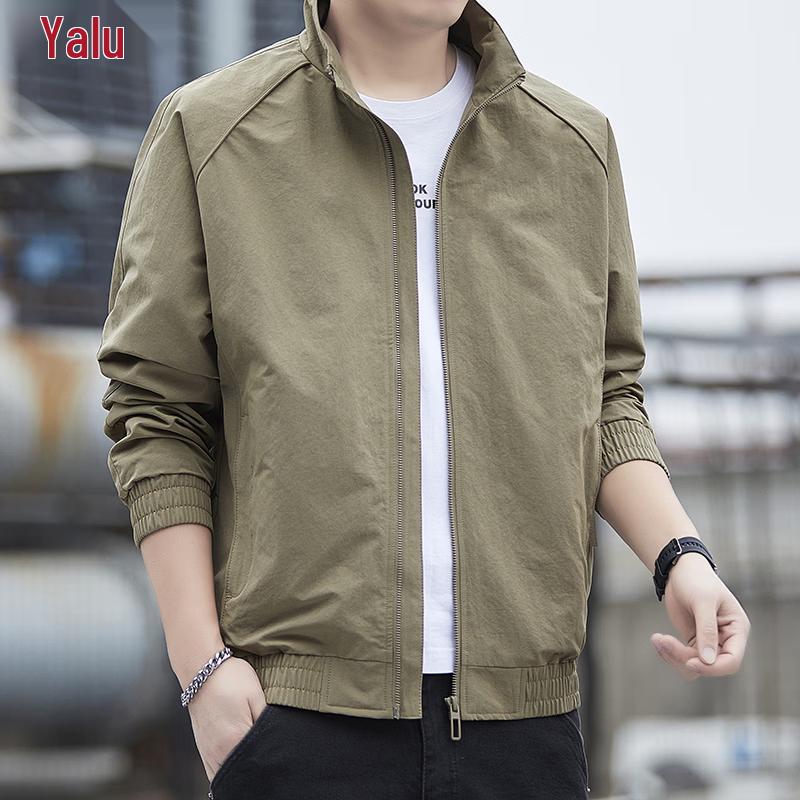 Yalu Men s Stand Collar Outdoor Fleece Jacket 5XL