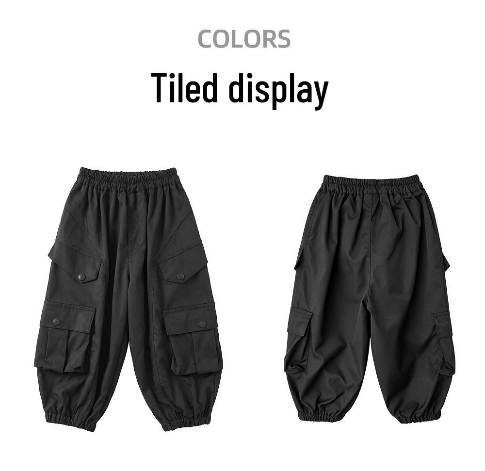 Pantalon Décontracté Automne Style Coréen pour Garçons - Vêtement Long Polyvalent pour Enfants