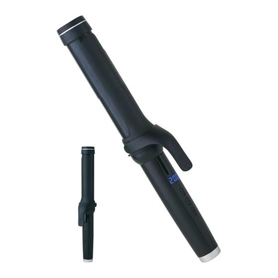 Agetuya URU Curling Hair Iron 38mm (Black) with Power Cord (Not Cordless) Iron Korean Style Hair Curly Hair Rapid Heating Warranty Available Overseas