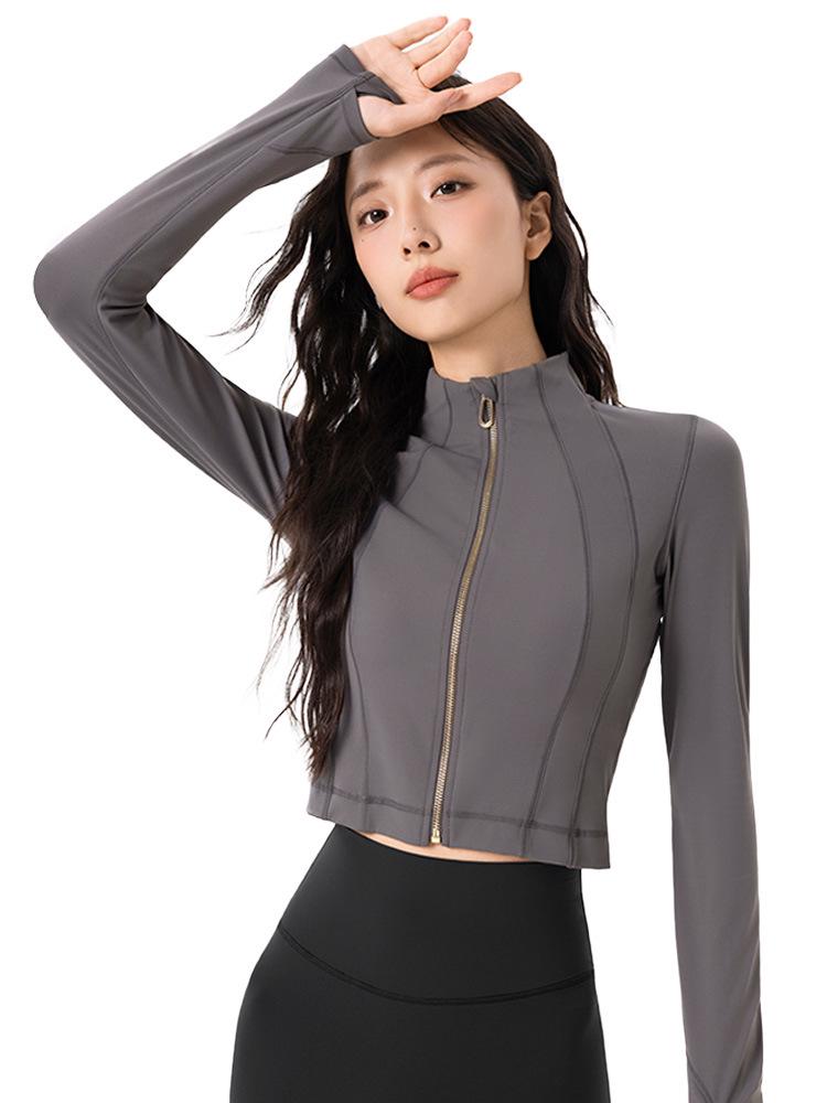 Women's Windproof Slimming Long Sleeve Yoga Jacket