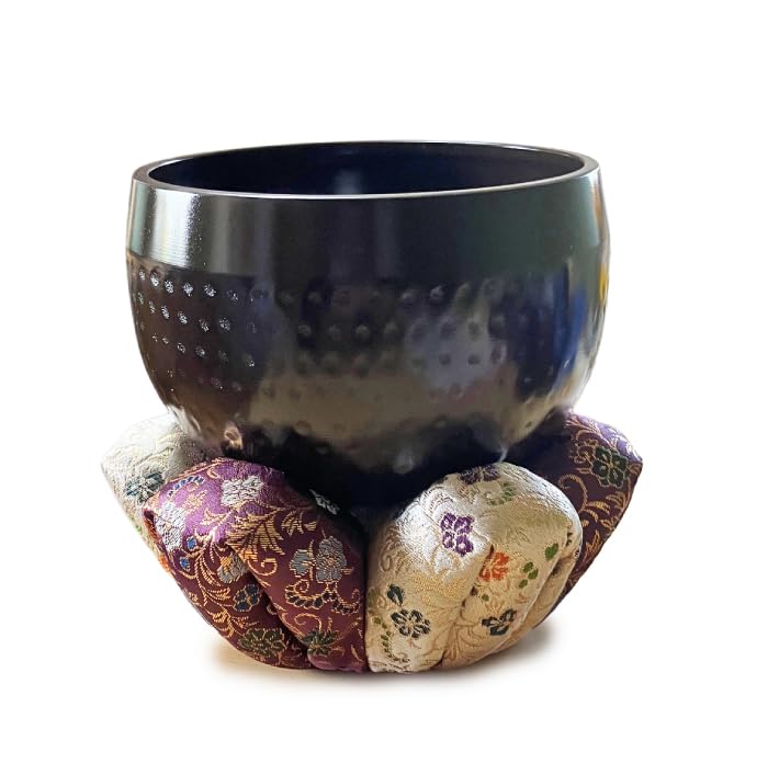 Cast Daitokuji Rin, Black Orin, Various Sizes, Made In Japan, Takaoka, Takaoka Shinto and Buddhist Supplies (3 Inches)