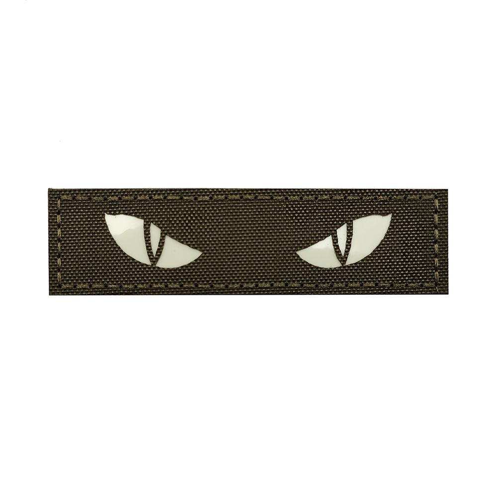 Patch lumineux réfléchissant œil de chat Tai Feng pour brassard ou sac