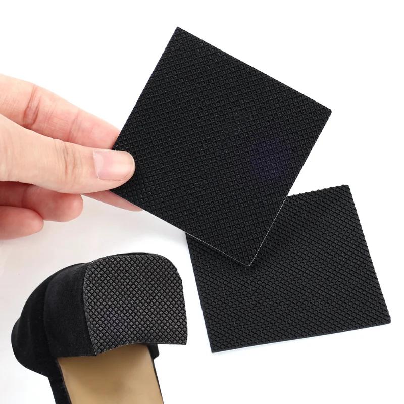 

2/10pcs Non-slip Rubber Wear-resistant Shoe Sole Protector Black High Heel Sandal Outsole Pad Frosted Mat Shoes Bottom Stickers 2Pcs