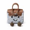 Jllycat Cute Fluffy Platinum Doll Crossbody Elf Handbag