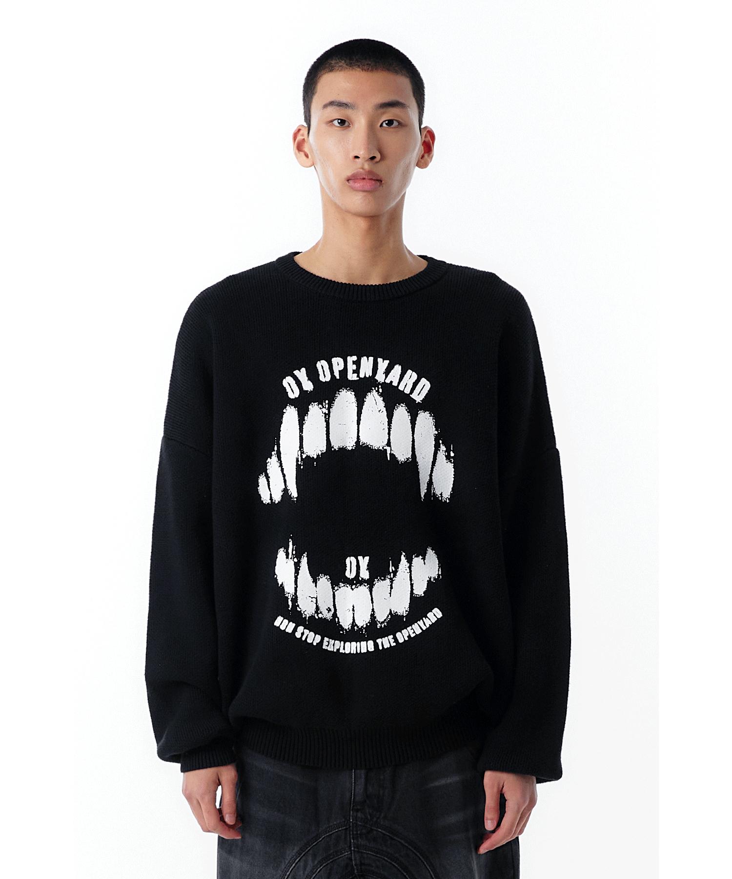 Oy C.T Knit-Black Black/2Size