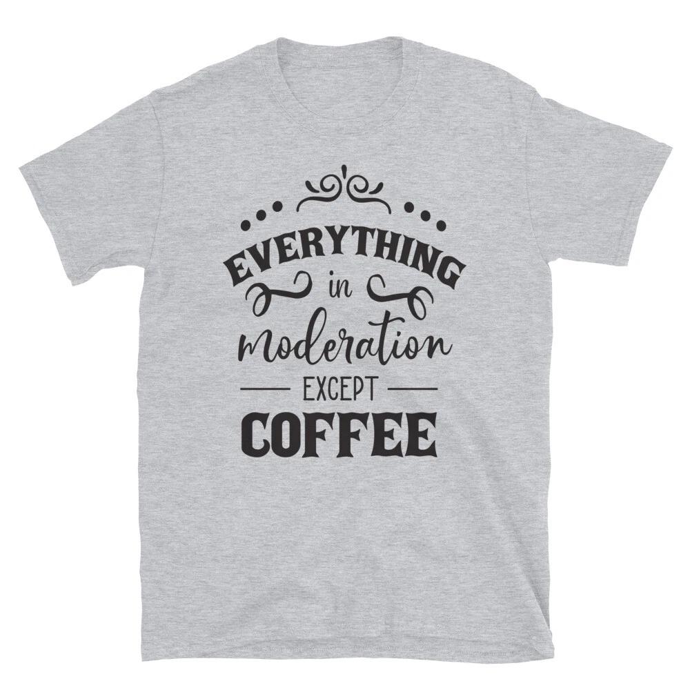 Everything in Moderation Coffee Lover Family Love Classic Fit T-Shirt S