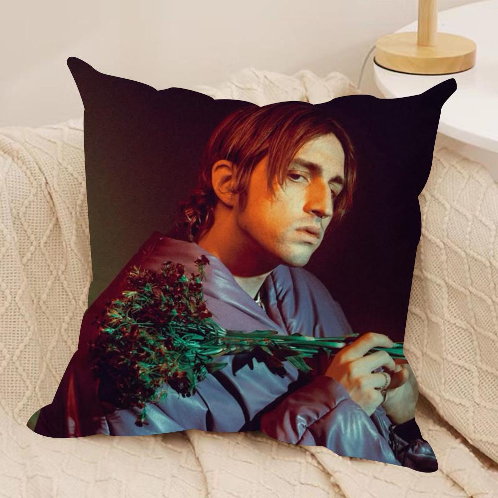 Singer Porter Robinson Cushion Cover Silky Short Plush Double-Sided Printed Pillow Case for Sofa All Seasons Home Decor Gift
