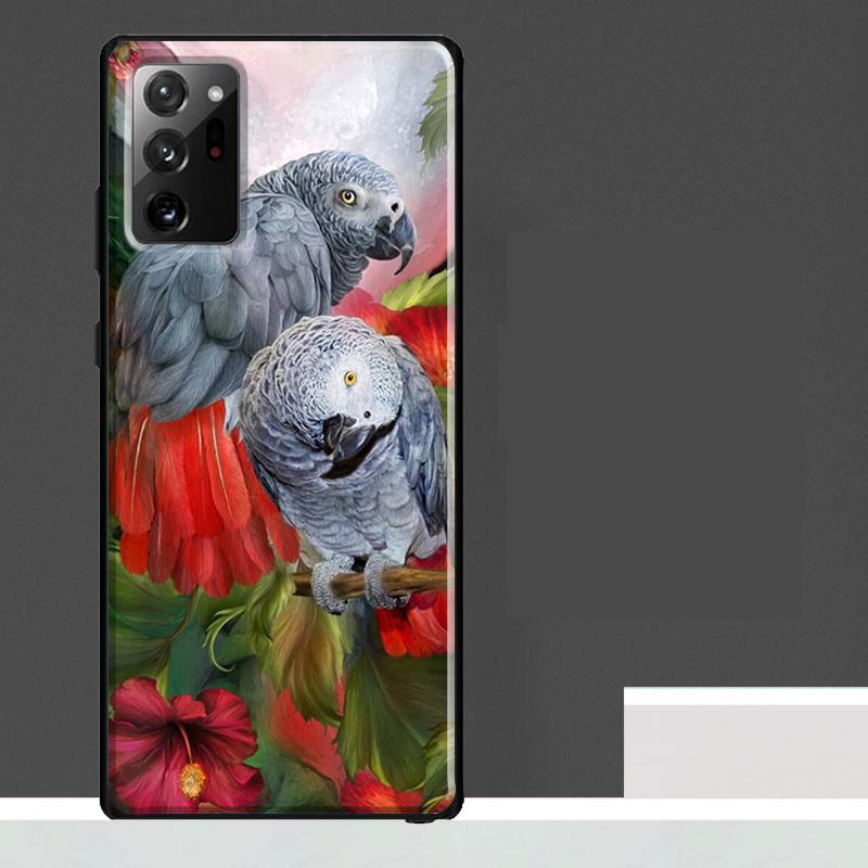 Animal Parrot Birds Case For Samsung Galaxy S25 S24 S23 Ultra S9 S10 S20 S21 S22 Plus S23 FE S25 FE Phone Cover
