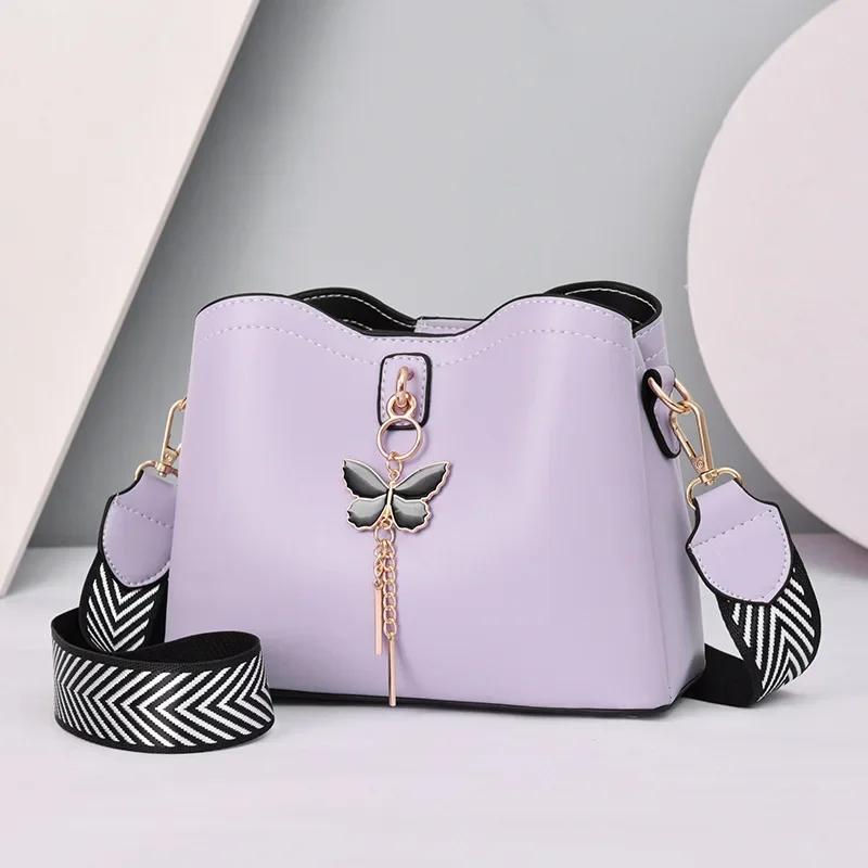 Casual Buckets Bag Designer Women Shoulder Bags Luxury pu Leather Crossbody Bag Large Capacity Messenger Bag Female Handbags
