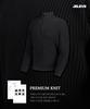 JELEVE Classic Muscle Fit Half-Zip Knit
