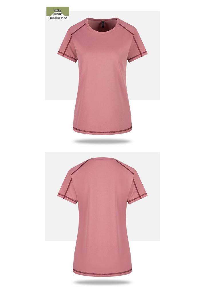 Women's Quick-Dry Breathable Running T-Shirt - Customizable Logo, Half Sleeve Summer Sports Top