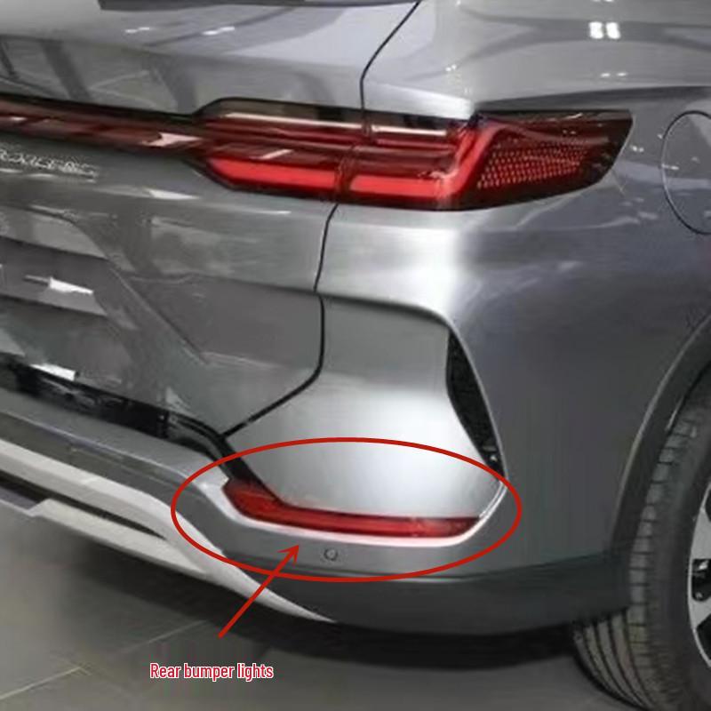 Rear Bumper Decorative Reflector Light for 2023 BYD Song Plus Champion Edition