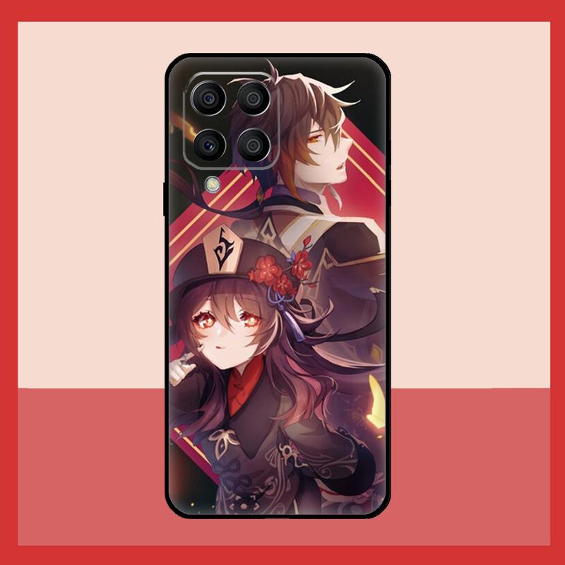 Genshin Impact Hu Tao Ghost Case For Samsung Galaxy M12 M52 M06 M16 M36 M56 M33 M15 M55 M31 M13 M14 M53 M32 M35 M34 M54