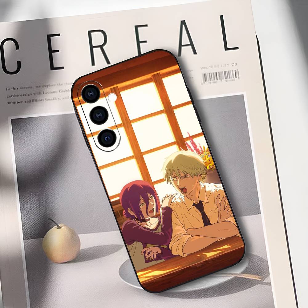 R-Reze C-Chainsaw Man Phone Case Silicone Soft For Samsung Galaxy A73,A72,A71,A70,A53,A52,A51