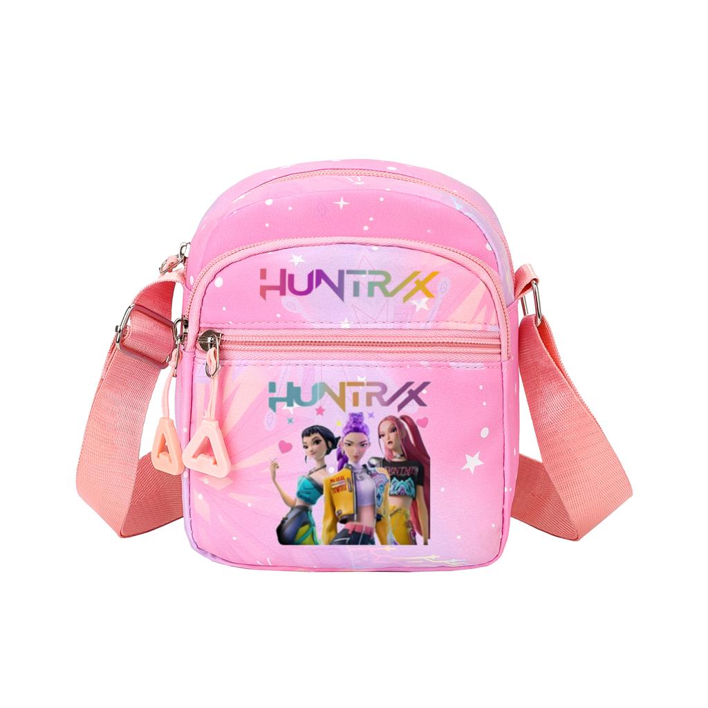 KPop Demon Hunters Shoulder Bag Trendy Single Shoulder Messenger Bag Pack Candy Bag Purse Wallet Handbags