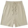 LVLV American Brand Trendy 275g Pure Cotton Loose T-shirt and Sports Shorts Set for Men, Women, and Kids.