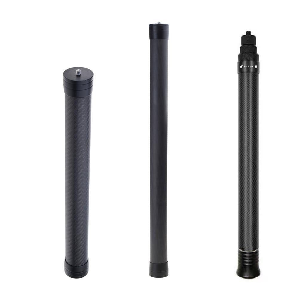 Gimbal Camera Extension Rod 1/4'' Screw Handheld Carbon Fiber Extension Rod