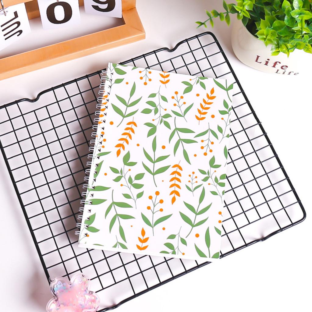 Papier autocollant à décoller des deux côtés Carnet japonais minimaliste Cahier à feuilles mobiles pour étudiants Planificateur rechargeable avec reliure spirale