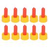 10Pcs Lamb Milk Drink Nipple Sheep Nursing Feeder Nipple for Orphaned Small Animal Feed Red