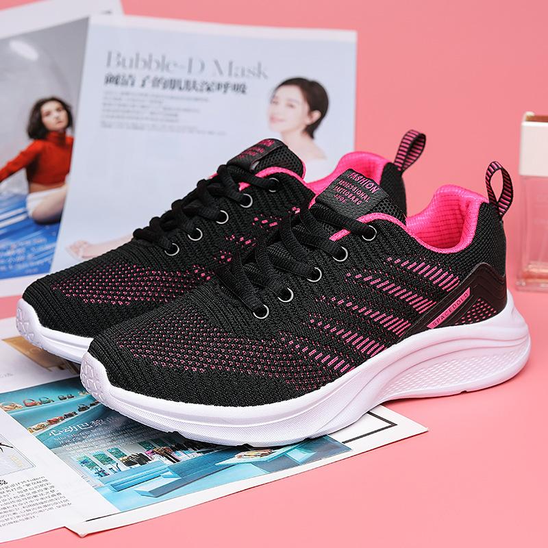 Cloth shoes spring and summer mesh lightweight casual mother sports shoes medium and soft-soled walking shoes travel shoes women
