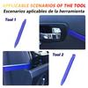 Kit de instrumente de dezmembrare automată Kit de plastic Kit de cleme pentru ușă mașină Ornament pentru panou Radio Dash Instalare de îndepărtare audio Kit de levier Reparare conversie