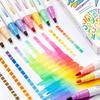 6/12Pcs Double-Ended Magic Color-Changing Marker Pens, Art Pen Set For Diy Crafts And Painting