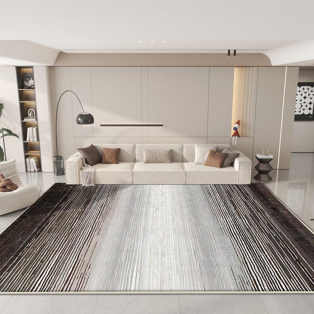 Großflächige Wohnzimmerteppiche Waschbar Neutral Modern Abstrakt Weicher Teppich Innenbereich Rutschfeste Bodenmatte Schlafzimmerdekor Eingangsteppiche