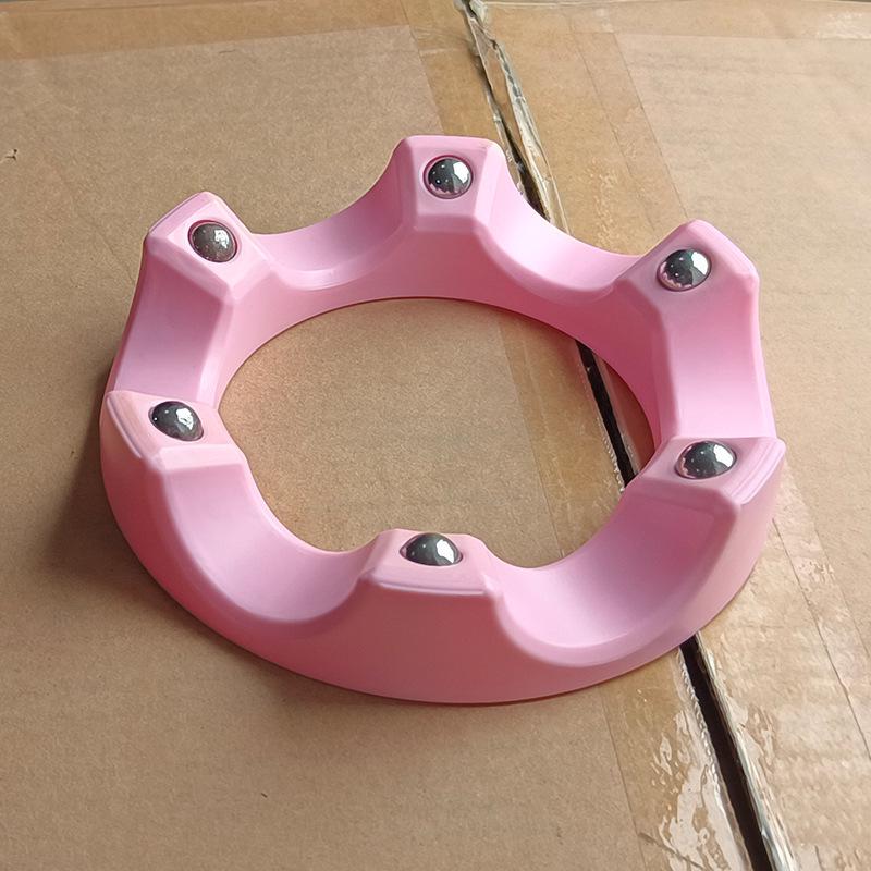 360° Rotating Bowling Cup Holder with Weighted Grip Ring