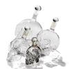 Láhev na vodku Crystal Head Láhve s hlavou lebky Kreativní gotická sklenice na víno s kohoutkem