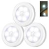 Motion Sensor Light, Indoor LED FootlightNight Light, Cordless, Bright for Entrance, Toilet, Hallway, Etc. (White Body, White Light)