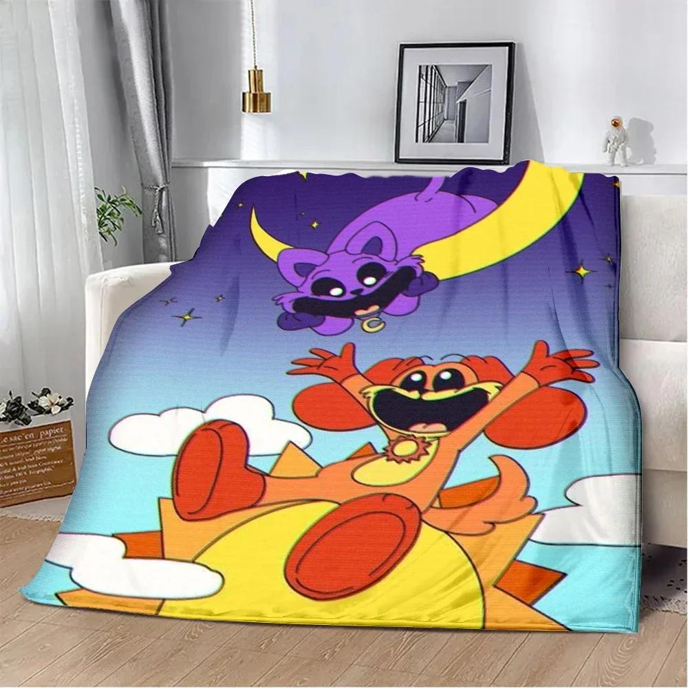 Süße Cartoon CATNAP DOGDAY Bedruckte Decke Picknickdecken Warme Decke Weiche und Bequeme Decke Zuhause Reise Geburtstagsgeschenk
