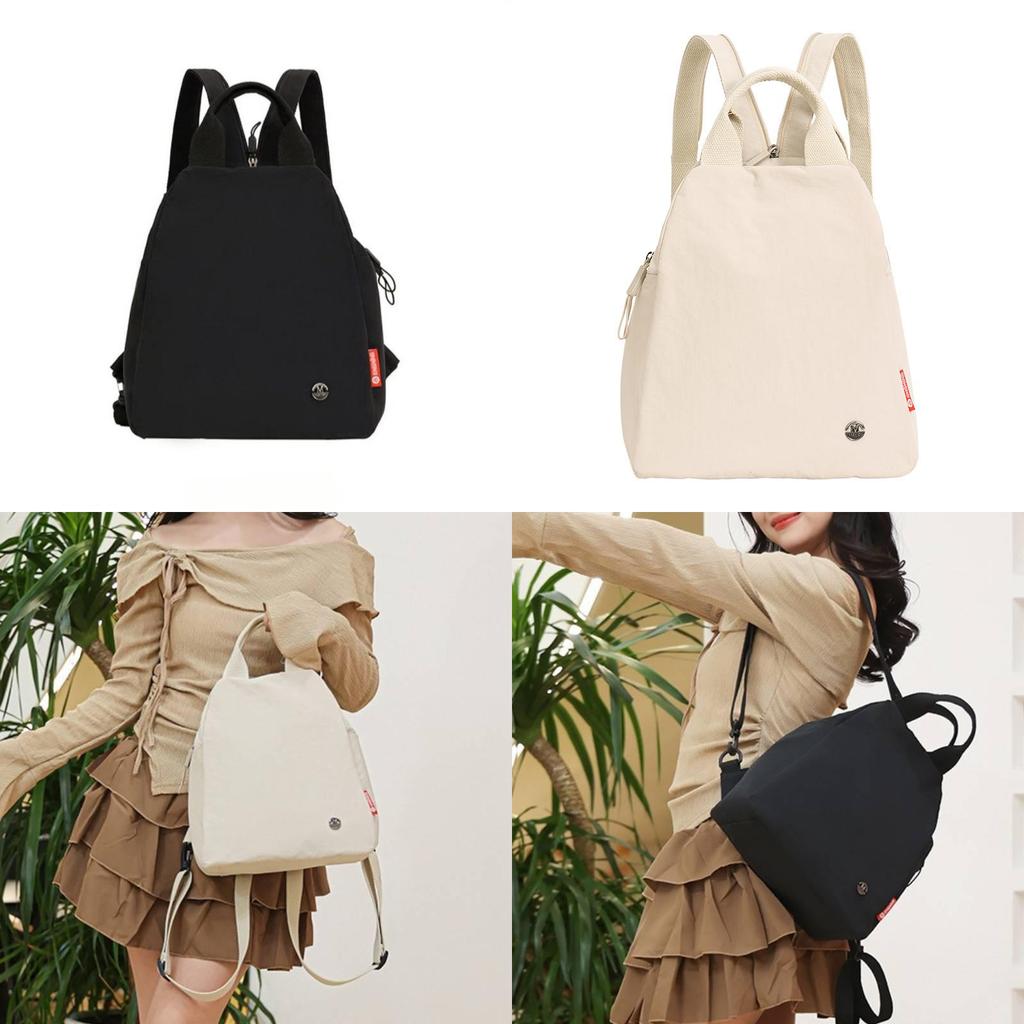 Nylon Minimalist Backpack For Daily Commuting With Breathable Design And Inner Pouch