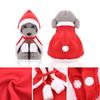 Christmas Cat Puppy Santa Hat Cloak Pet Cosplay Costume Clothing