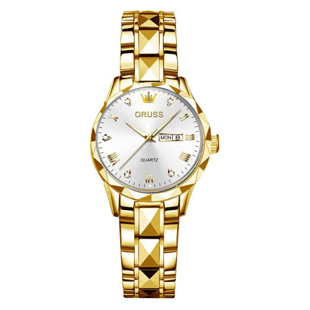 Luminous Waterproof Watch Female Couple Watch Female Watch Female Automatic Non-Mechanical Watch Female Watch