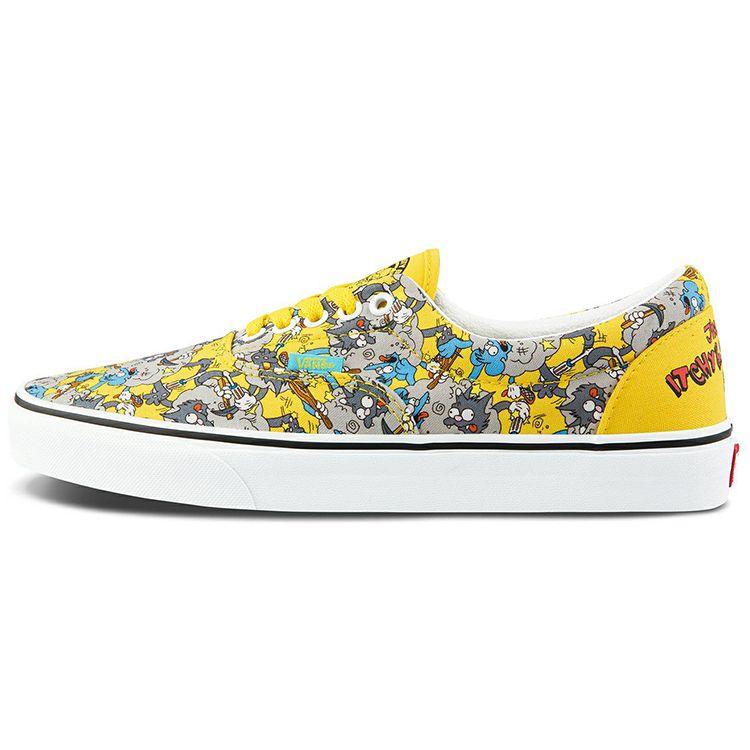 

Кроссовки унисекс Vans The Simpsons x Era Itchy & Scratchy Желтые VN0A4BV41UF