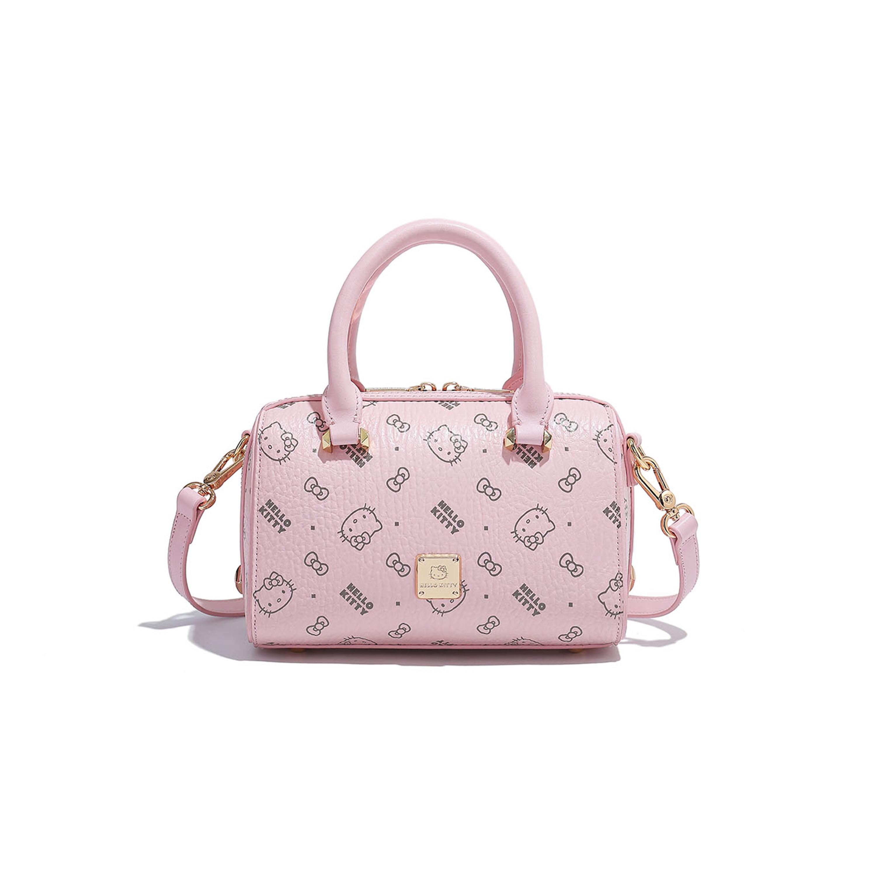 

Новая сумка-бостон Hello Kitty из ПУ от Sanrio, сумка на плечо, сумка через плечо, сумочка, обычная женская, многоцветная SHHF41496 21.1*10.9*13.0CM