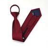 Black Zipper-Free Lazy Blue Men And Women Business Dress Interview To Work Groom Wedding Korean Version Narrow Tie