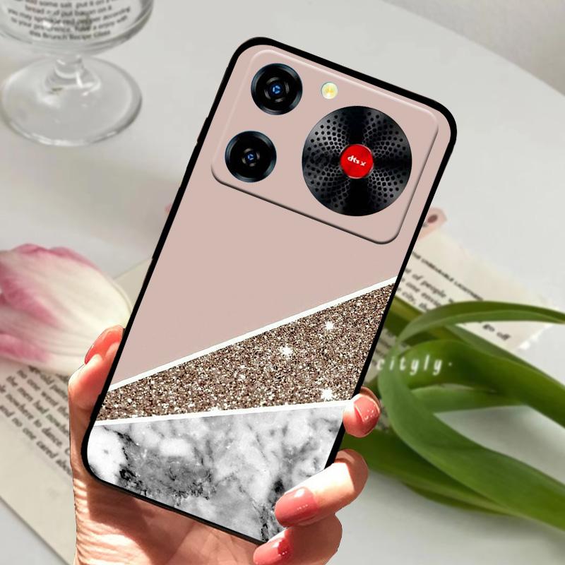 Per custodia telefono ZTE nubia Music 2 4G Music2 Cover Posteriore in Morbido Silicone Per Nubia Music Lusso Moda Protettiva Coque Fundas