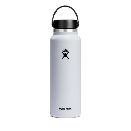 Hydro Flask Hydration, 40 oz (1182 ml), Wide Mouth, White